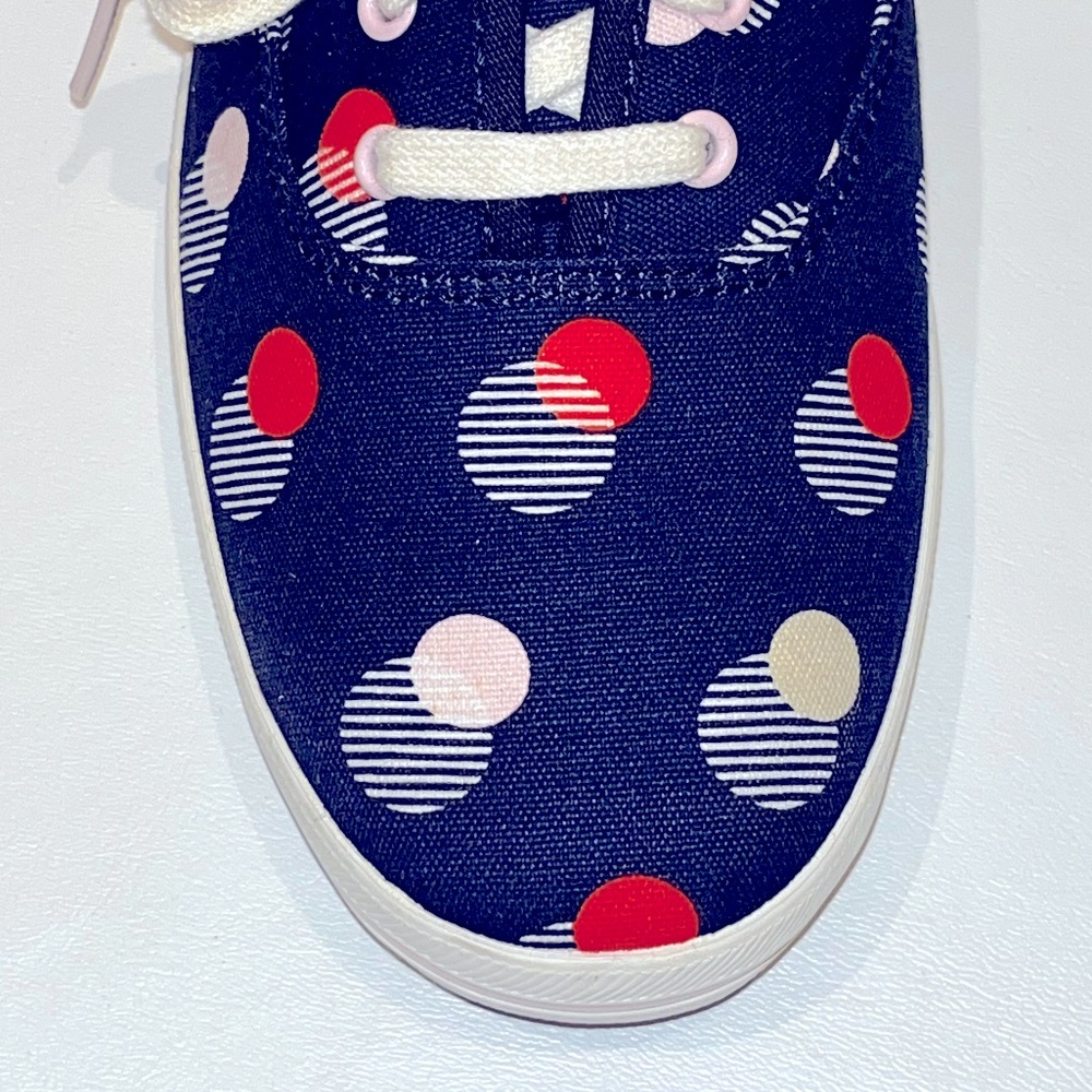 Keds x KATE SPADE Navy Polka Dot Sneakers NEW - Picture 9 of 9